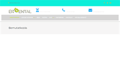 Desktop Screenshot of erdental.hu