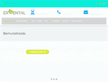 Tablet Screenshot of erdental.hu